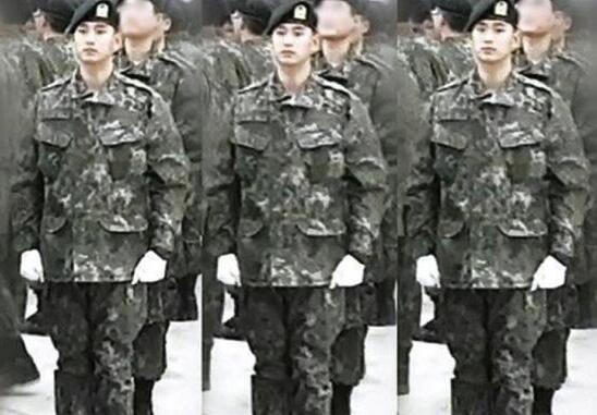 金秀贤近照曝光当兵没走样 网友赞像在拍韩剧